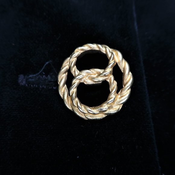 Vintage Komitor Black Velvet Swing Coat Gold Hardware Lined USA Union 18 20 Plus - Picture 2 of 12